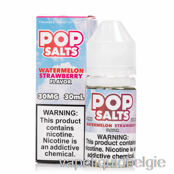 Vape Vloeibare Watermeloen Aardbei - Popzout - 30ml 30mg